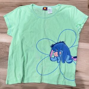 Disney Vintage Eeyore Short Sleeve Tee Shirt Women’s Large